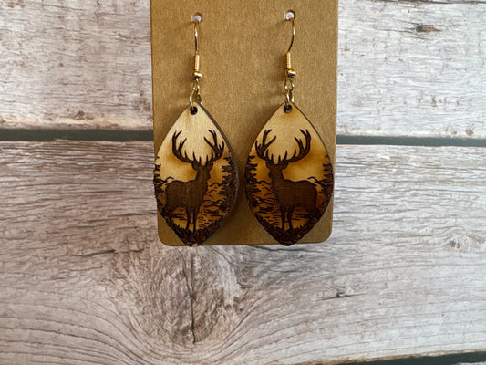 Elk Earrings