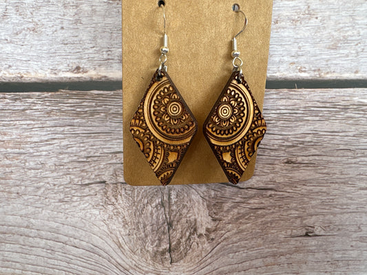 Boho Mandala Earrings
