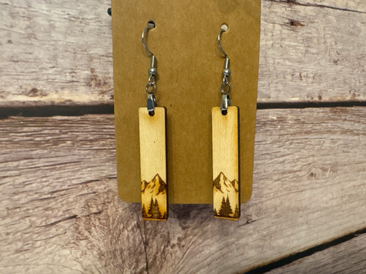Mountain Bar Earrings