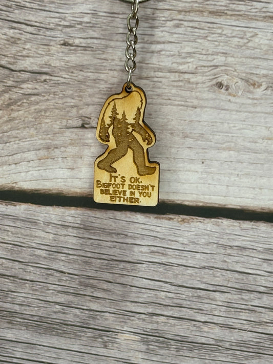 Bigfoot WY Keychain