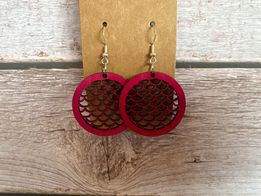 Mermaid Scale Earrings