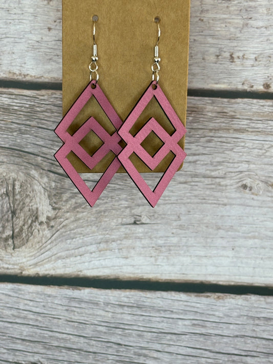 Stacked Diamond Earring