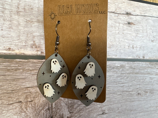 Flying Ghost Earrings