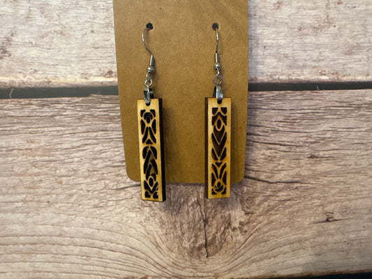 Mandala Bar Earrings