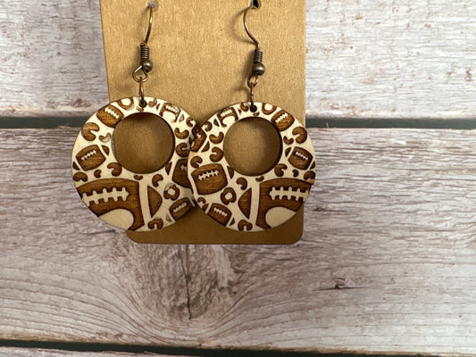 Football Earrings