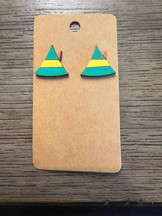 Elf Hat Stud Earrings