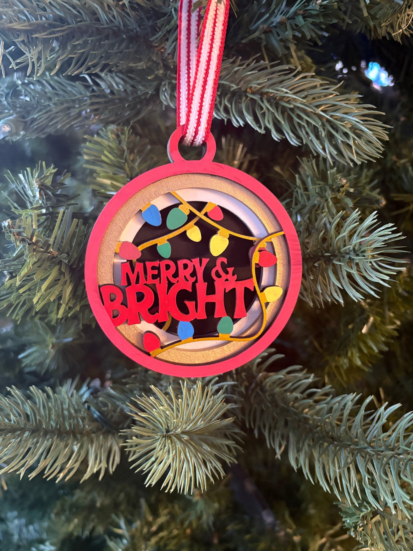 Merry and Bright Ornament