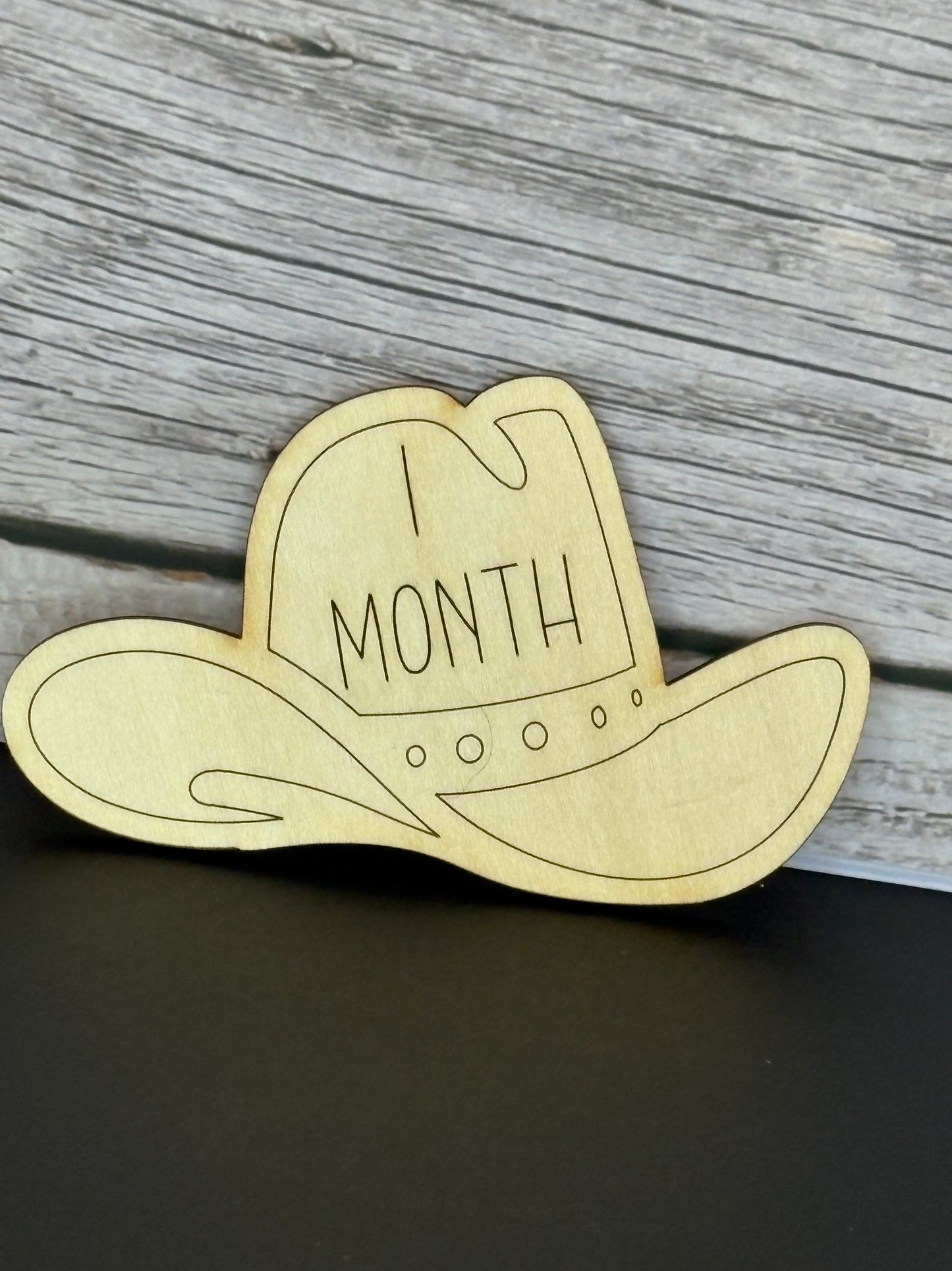 Cowboy Hat Baby Milestone Cards